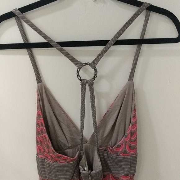 Trina Turk geometric print babydoll empire dress - Picture 9 of 12